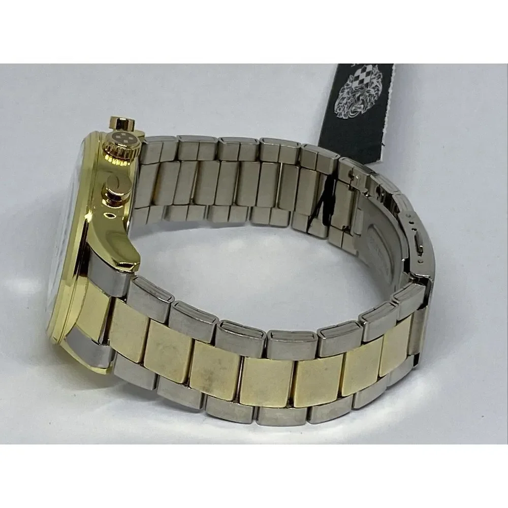 Vince Camuto VC1116TT Unisex Two - Tone Stainless Steel Analog Dial Watch JK34